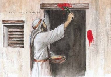passover blood door
